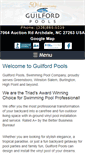 Mobile Screenshot of guilfordpools.com