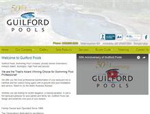 Tablet Screenshot of guilfordpools.com